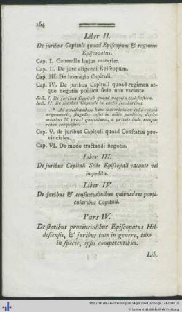 Pars IV. De statibus provincialibus Episcopatus Hildesiensis, ...