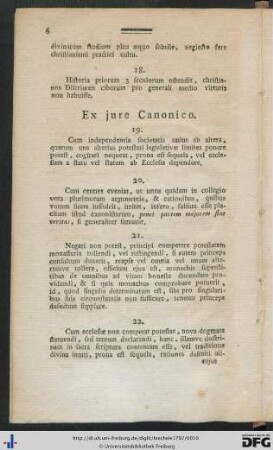 Ex jure Canonico.