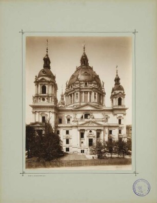 Berliner Dom: Ansicht von Süden (Bauzustand)