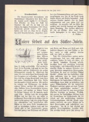 Unsere Arbeit auf den Südsee-Inseln
