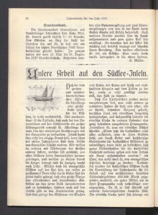 Unsere Arbeit auf den Südsee-Inseln