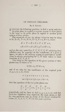 On Pascal's theorem.