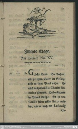 Zweyte Etage