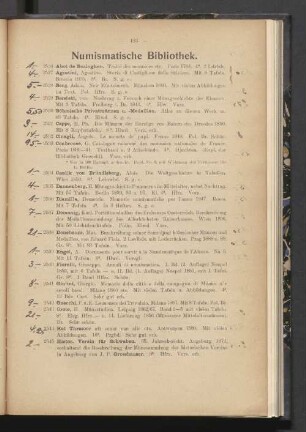 Numismatische Bibliothek