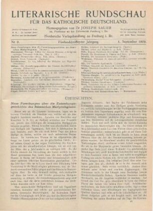 413-420 Neue Forschungen über die Entstehungsgeschichte des Römischen Martyriums