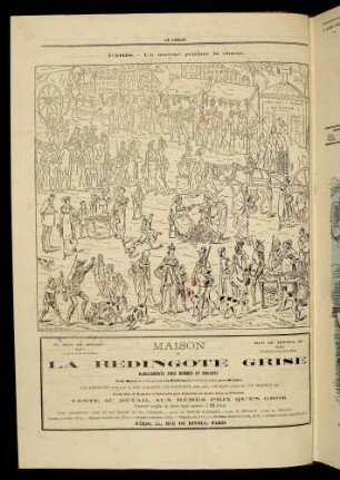Paris.- Un marché pendant la chasse