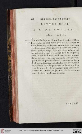 (Lettre CXCI - CC)