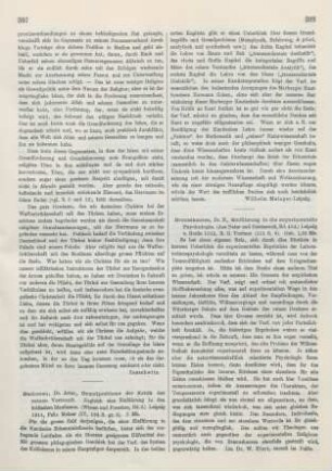 397-398 [Rezension] Buchenau, Artur, Grundprobleme der Kritik der reinen Vernunft