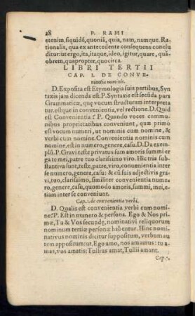 Libri Tertii ...