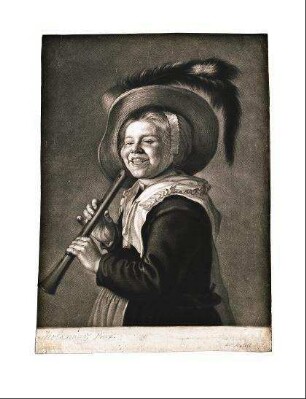 Mädchen mit Flöte