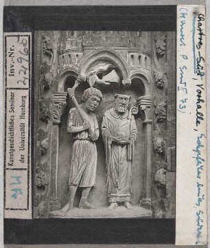 Chartres, Kathedrale: Südquerhaus, Eckpfeiler links