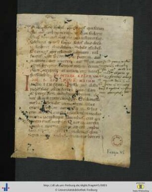 [1r - 3v] Proprium de sanctis: Paulus ap. - "In assumptione sanctę Marię virginis"; Michael archang. - "In vigilia sancti Andree apostoli".