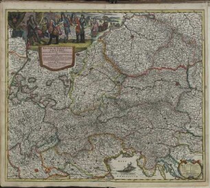 Leopoldi Magni Filio Iosepho I. Augusto Romanorum & Hungariae Regi etc. Hanc Austricarum Regionum in Germania Generalem Tabulam : In Qua Archiducatus Austriae, Ducatus Stiriae, Carinthiae, Carnioliae, Comitatus Tyrolis Cum Dependentiis Ortenaviae, Brisigaviae, Praefectura Sveviae & c.