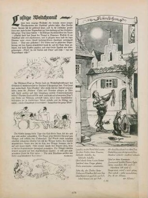 "Lustige Welchronik" "Ständchen"