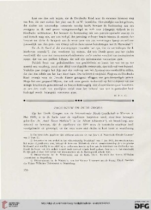 2.Ser. 3.1910: Orgelbouw en oude orgels