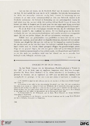 2.Ser. 3.1910: Orgelbouw en oude orgels