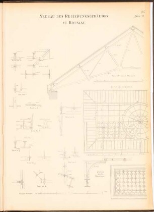 Regierungsgebäude, Breslau: Details 1:10