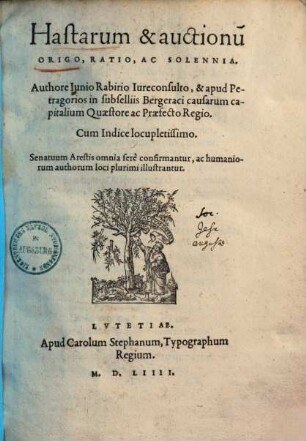 Hastarum et auctionum origo, ratio ac solennia