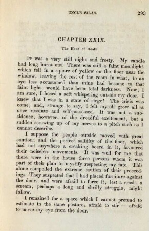 Chapter XXIX. The hour of death