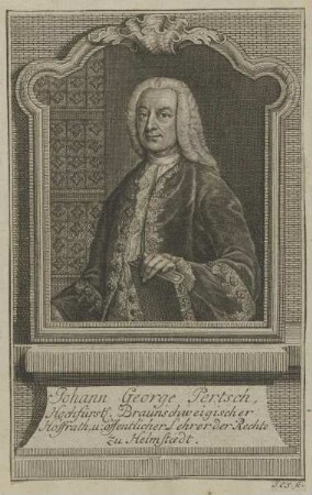 Bildnis des Johann George Pertsch