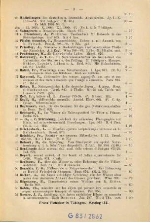 Katalog. 133. 1890 = Abt. 10