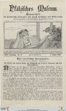 Nr. 8 (1. August 1899)