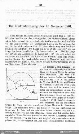 Der Merkurdurchgang den 12. November 1861