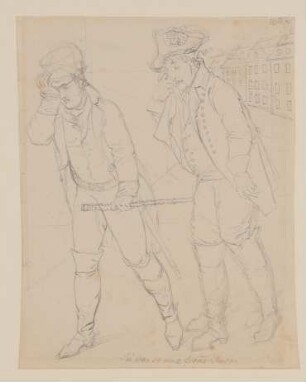 Karl Wilhelm Ferdinand Unzelmann als Matz in "Das Intermezzo oder der Landjunker in der Residenz" von Kotzebue