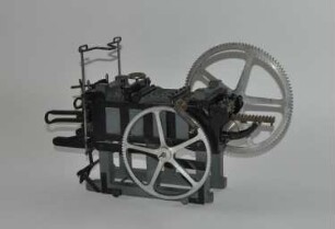 Modell einer Kachelpressmaschine