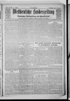 Westdeutsche Landeszeitung : Gladbacher Volkszeitung und Handelsblatt : allgemeiner Anzeiger für den gesamten Niederrhein : die Niederrheinische Heimatzeitung