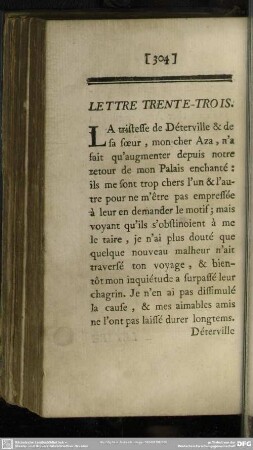 Lettre Trente-Trois