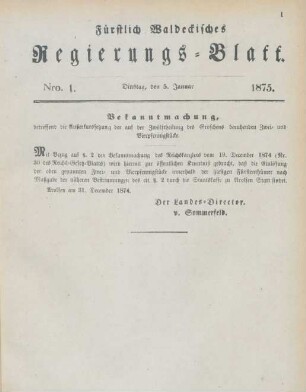 5. Januar-28. December = Nro. 1-27