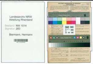 Entnazifizierung Hermann Biermann , geb. 26.06.1914 (Buchhalter)