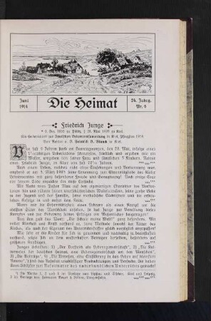 Juni 1914, 24. Jahrg. Nr. 6