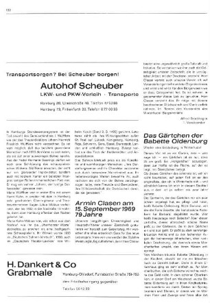 Das Gärtchen der Babette Oldenburg