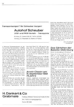 Das Gärtchen der Babette Oldenburg