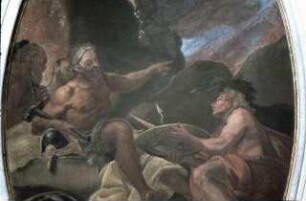 Das Element Feuer dargestellt durch Vulkan