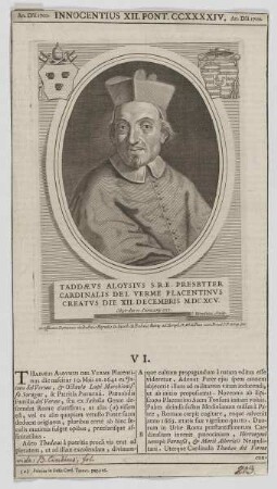 Bildnis des Taddaeus Aloysius Del Verme