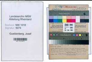 Entnazifizierung Josef Gueldenberg , geb. 24.04.1905 (Betriebsmeister)