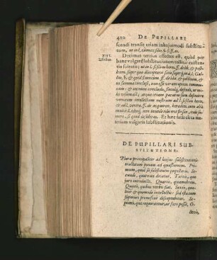De Pupillari Substitutione.