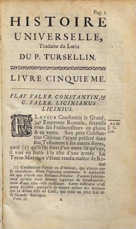 Histoire Universelle : Avec Des Notes Sur l'Histoire, la Fable, et la Geographie, 2