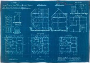 Wohn- und Geschäftshaus Niehaus, Rheine: Schnitte, Grundrisse und Details 1:100