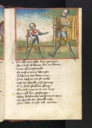 Sigenot und Hildebrand begegnen und drohen einander.