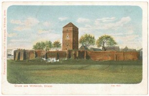 Gruss aus Wittstock, Dosse / Das Amt (Alte Bischofsburg Wittstock)