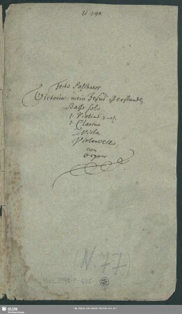 Victoria mein Jesus ist erstanden - Mus.2392-E-605 : Nur unbetrübt Geduld kann überwinden; TVWV 1:1746
