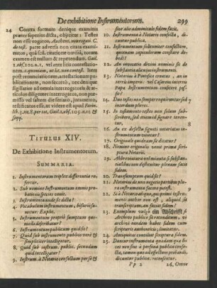 Titulus XIV. De Exhibitione Instrumentorum.