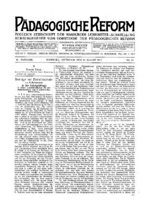 Beiträge zur Einheitsschule : [Fortsetzung in der Beilage]