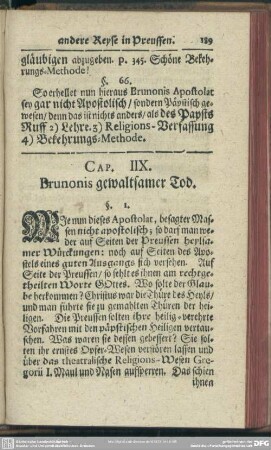 Cap. IIX [VIII]. Brunonis gewaltsamer Tod