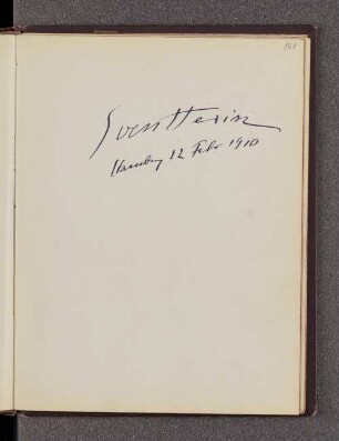 Sven Hedin. – Hamburg, 12.01.1910