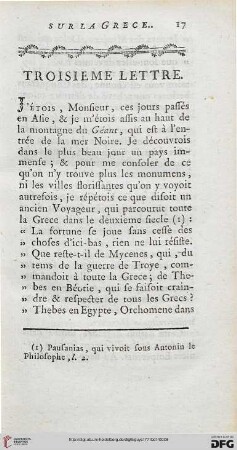 Troisième lettre